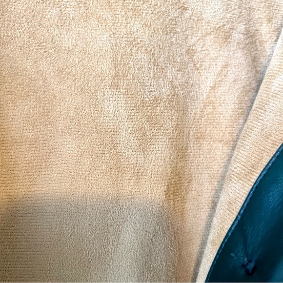 NEW YORK & COMPANY Green Faux Leather Button Down Shirt Dress—SZ. XS - Picture 12 of 17